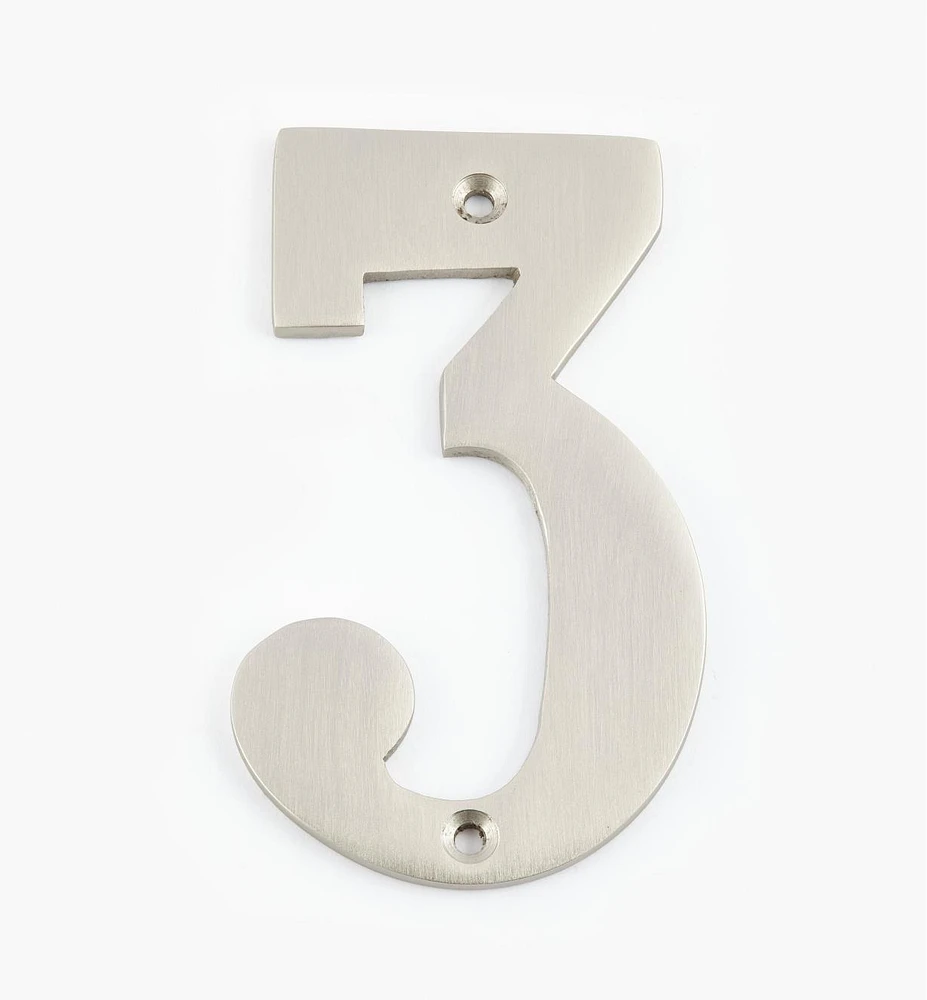 Standard Cast Brass House Numbers