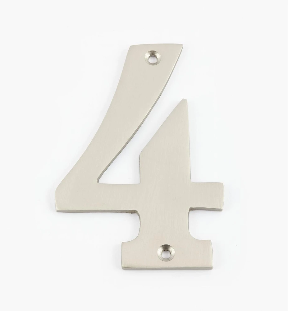 Standard Cast Brass House Numbers