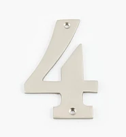 Standard Cast Brass House Numbers