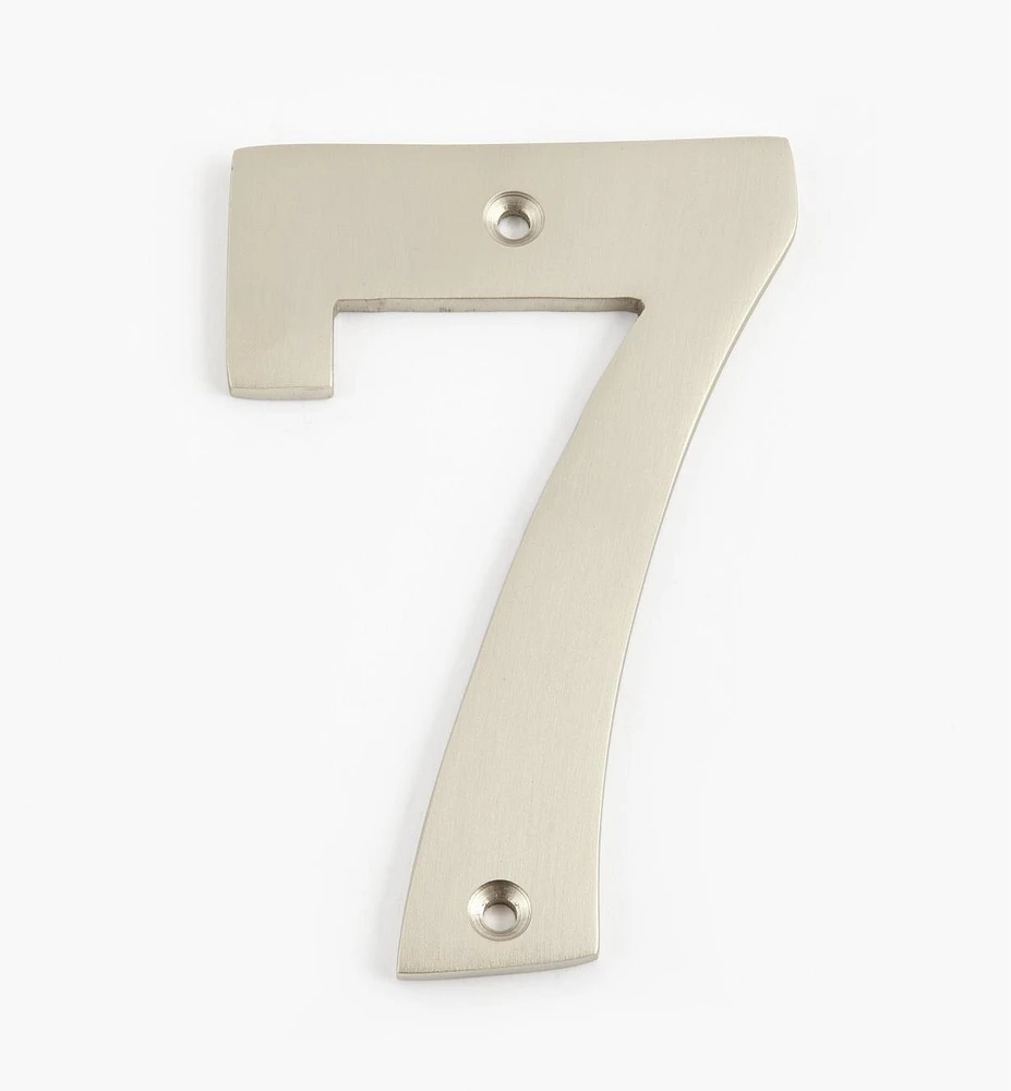 Standard Cast Brass House Numbers