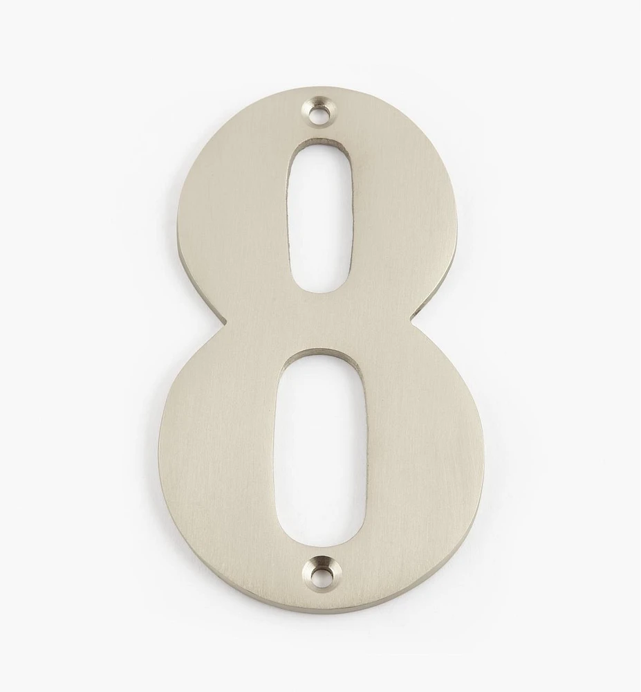 Standard Cast Brass House Numbers