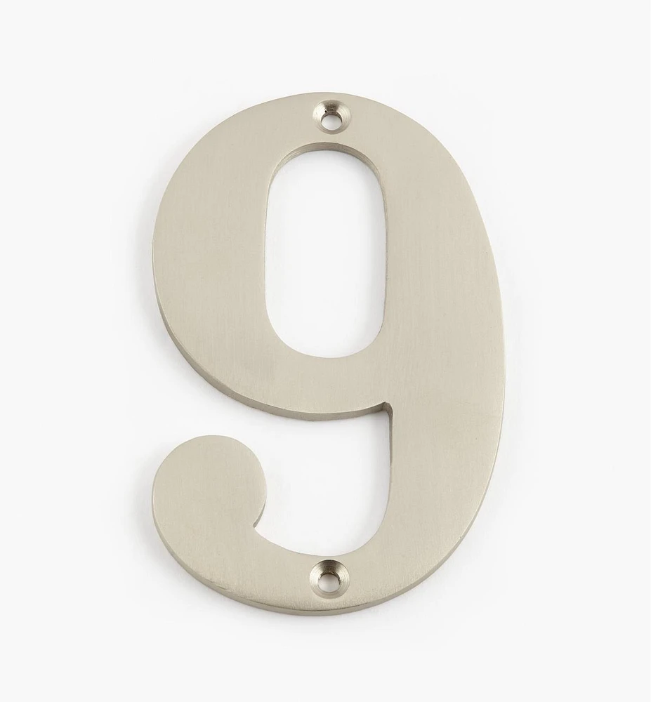 Standard Cast Brass House Numbers