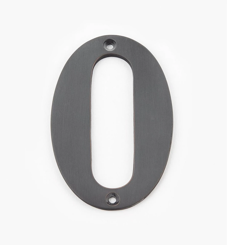 Standard Cast Brass House Numbers