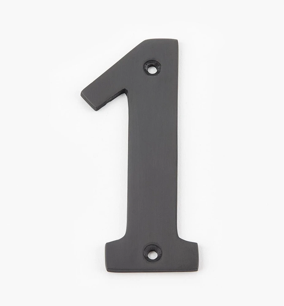 Standard Cast Brass House Numbers
