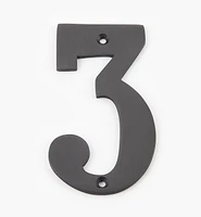 Standard Cast Brass House Numbers
