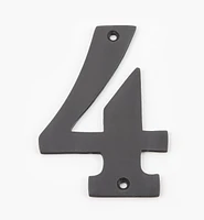 Standard Cast Brass House Numbers