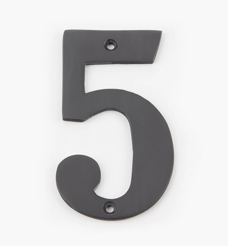 Standard Cast Brass House Numbers
