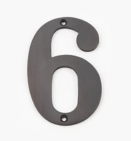 Standard Cast Brass House Numbers