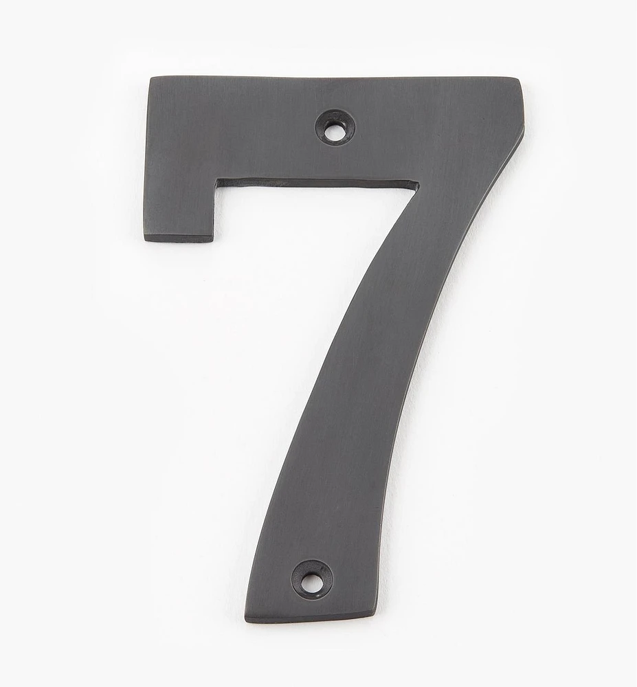 Standard Cast Brass House Numbers