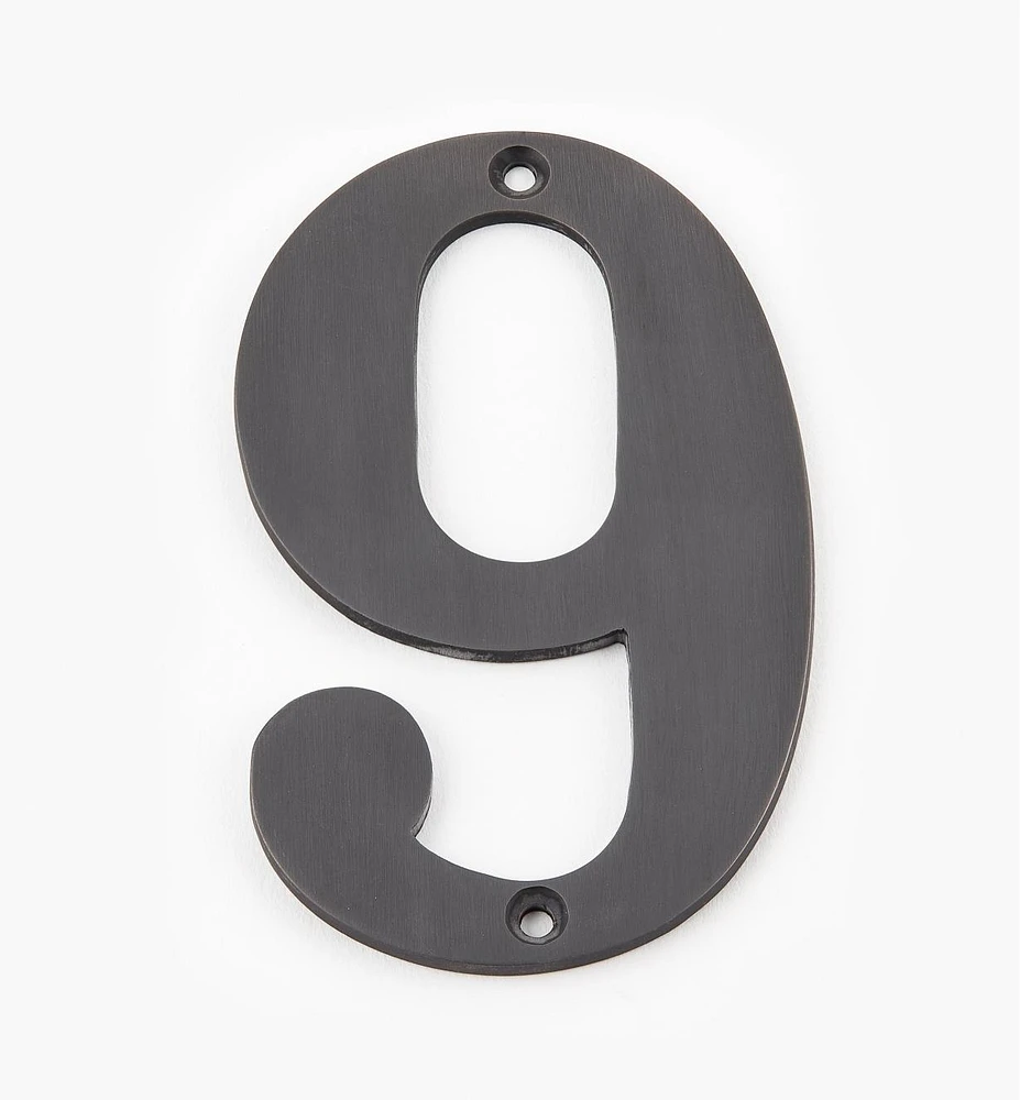 Standard Cast Brass House Numbers