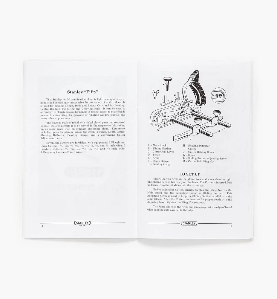 Stanley Combination Planes — The 45, the 50 & the 55