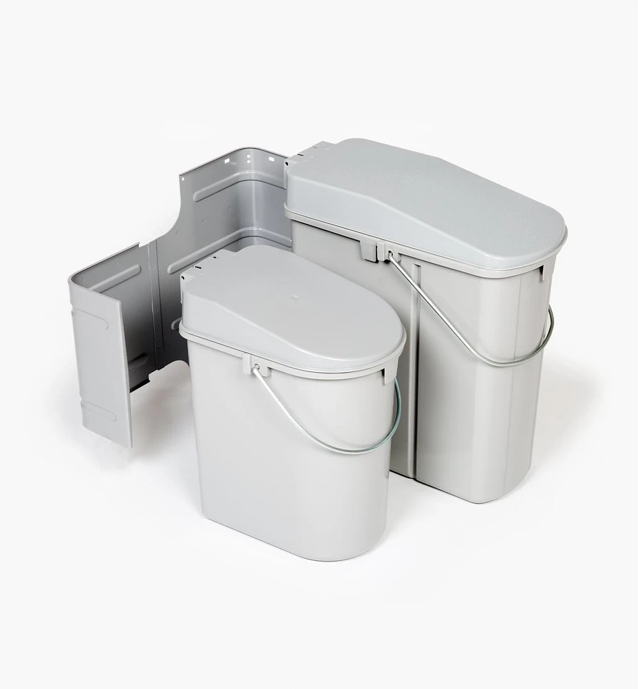 Swing-Out Dual Waste Bin