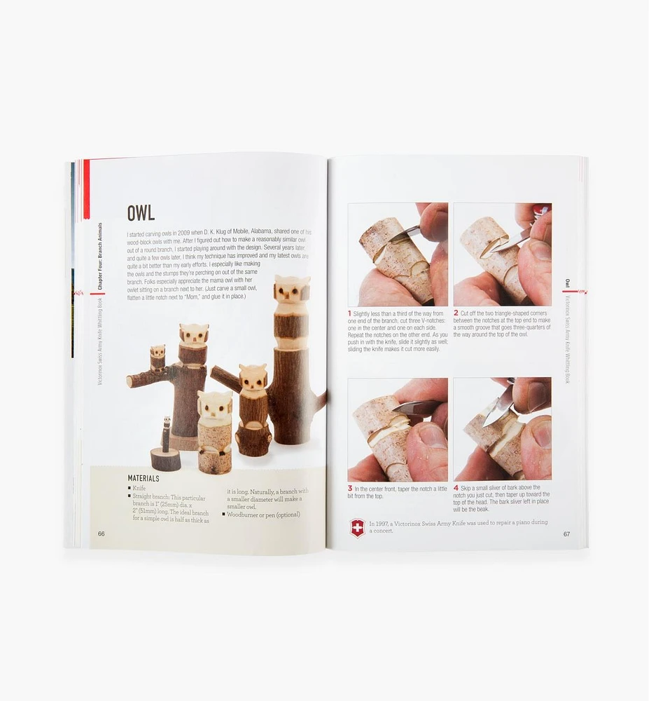 Swiss Army Knife Whittling Book