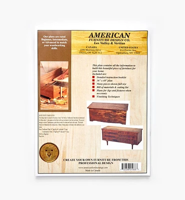 Traditional and Contemporary Hope Chest Plans