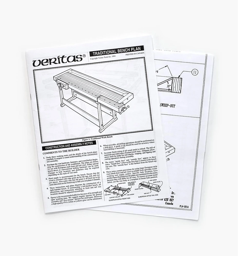 Traditional Bench Plan