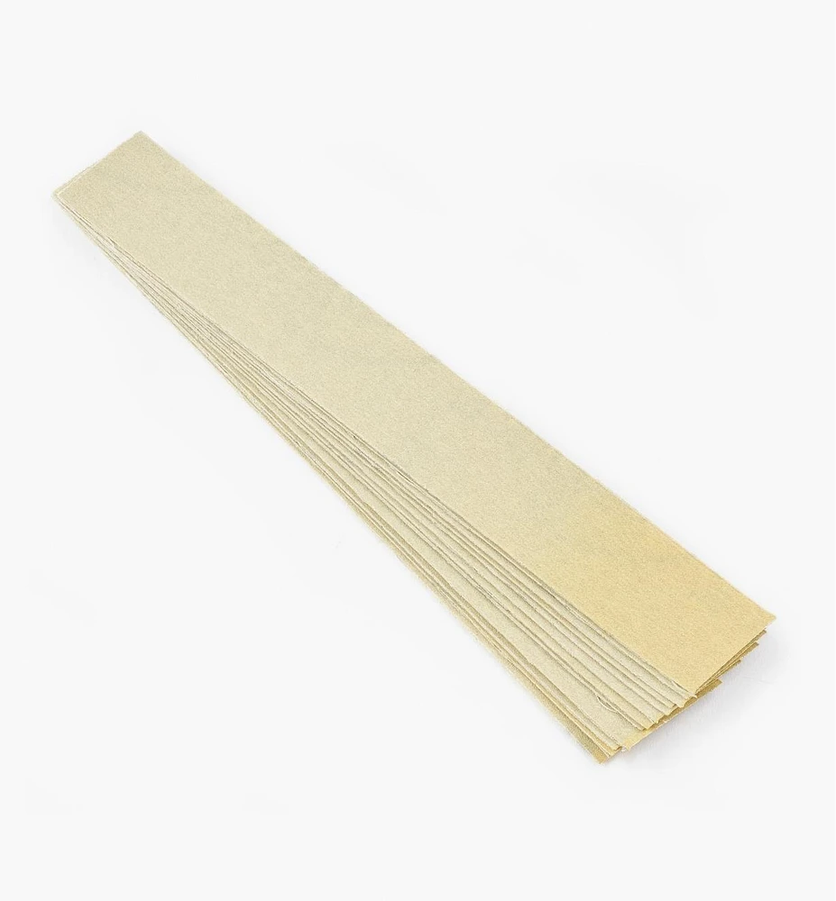 Bandes de papier abrasif – Cales ponçage pour planche à recaler Veritas