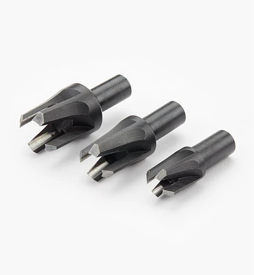 Jeux de coupe-bouchons coniques Snug-Plug Veritas, mesures impériales