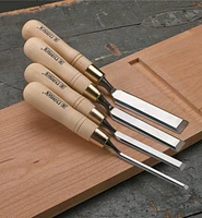 Narex Cranked-Neck Paring Chisels