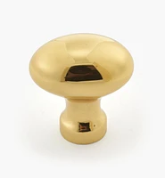 Brass Oval Knobs