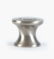 Boutons au fini nickel satiné