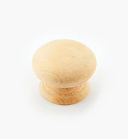 Bouton en bois brut