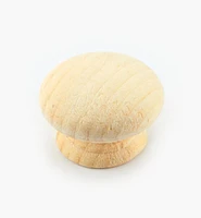 Bouton en bois brut