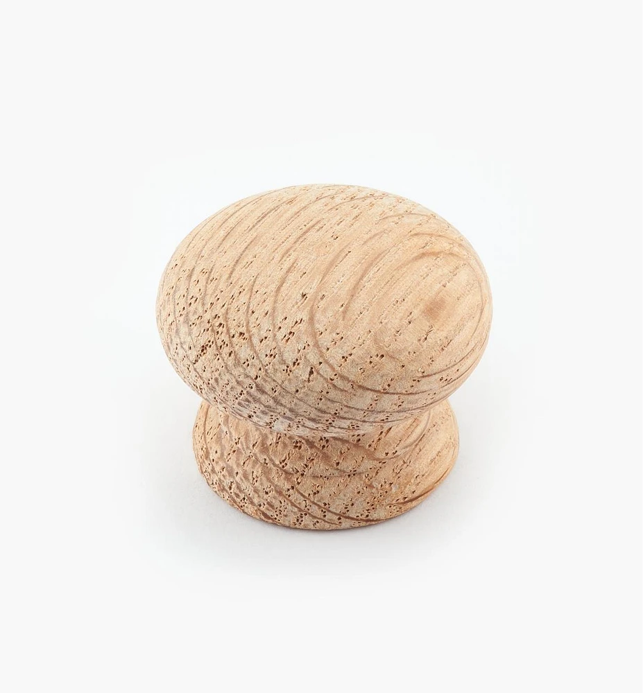 Bouton en bois brut