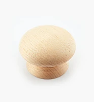 Bouton en bois brut