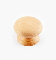 Bouton en bois brut