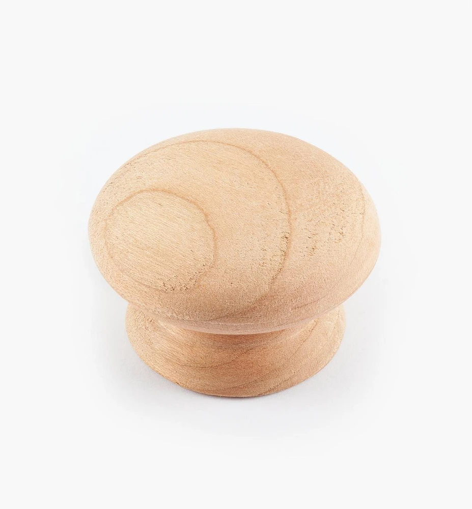 Bouton en bois brut