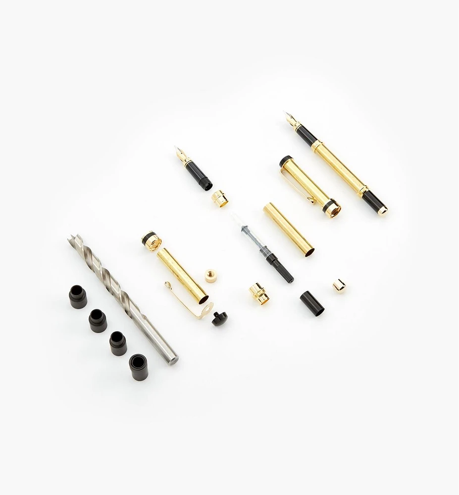 Flat-Top Fountain Pen Hardware Starter Set