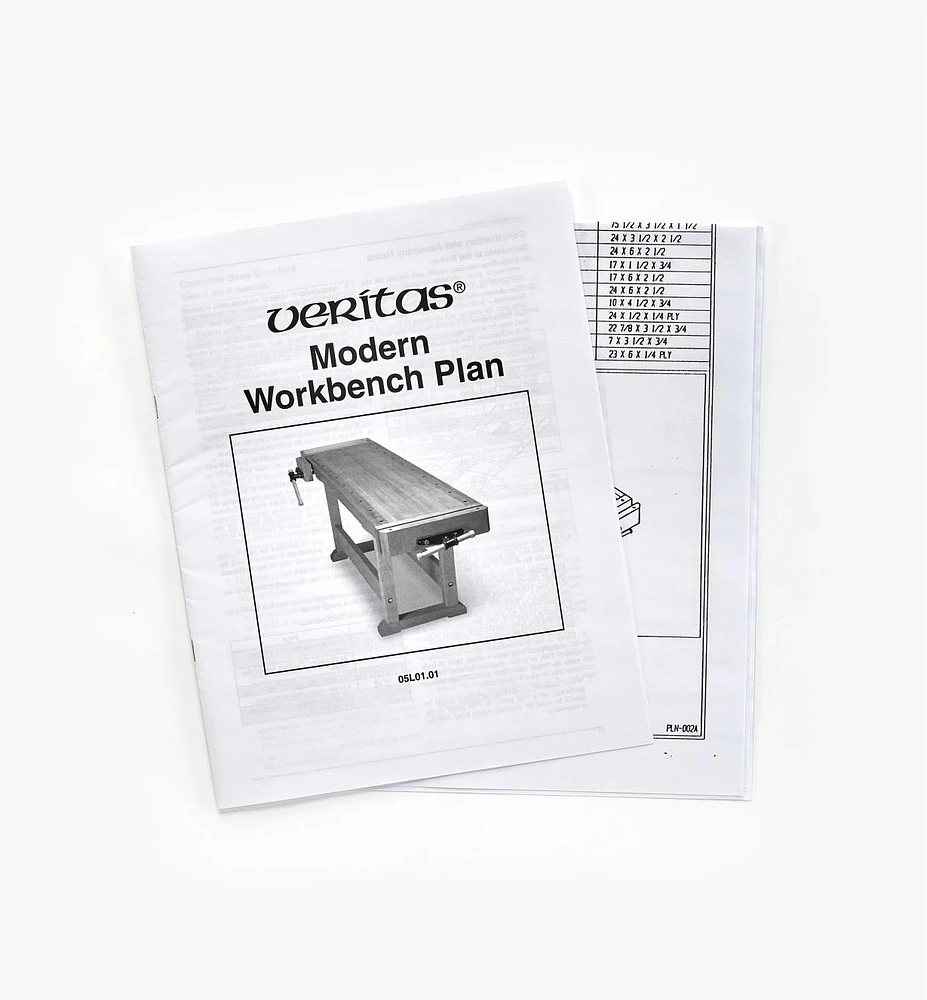 Modern Bench Plan