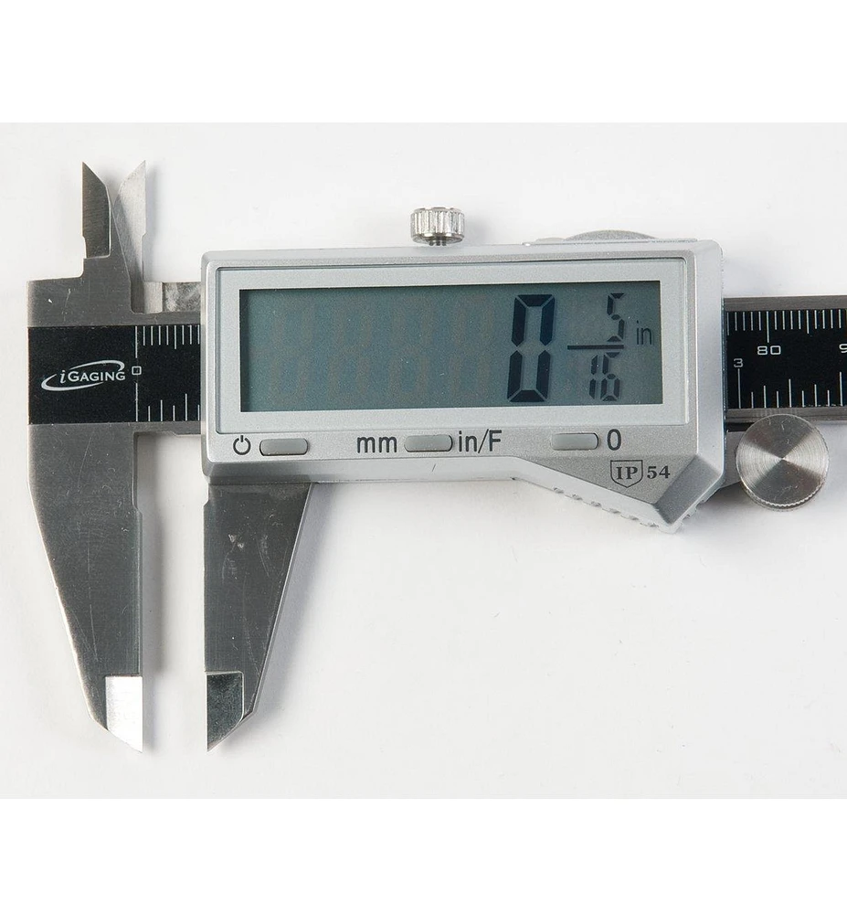 Blindman's Fractional Electronic Caliper