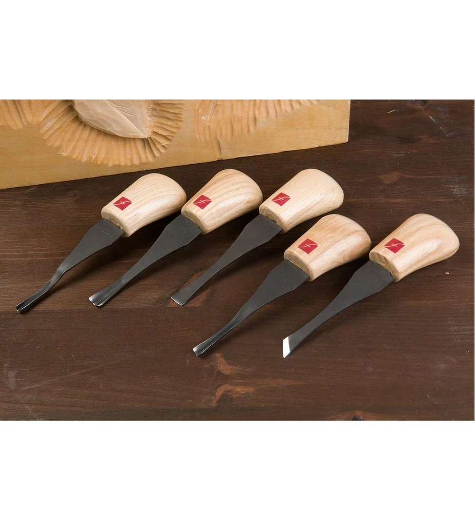 Set of 5 Flexcut Palm Tools