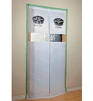 Magnetic Dust-Barrier Door