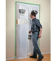 Magnetic Dust-Barrier Door