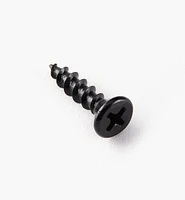 Flat-Head Black Steel Screws