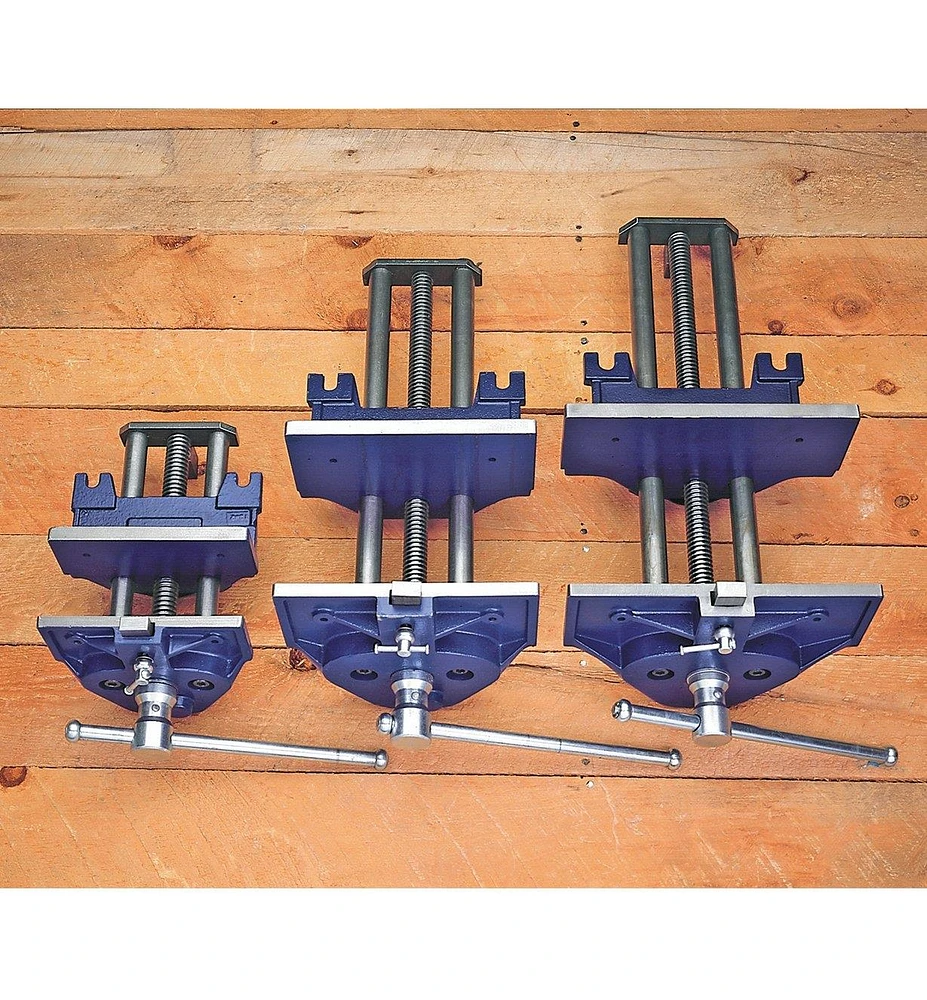 Quick-Release Steel Bench Vises