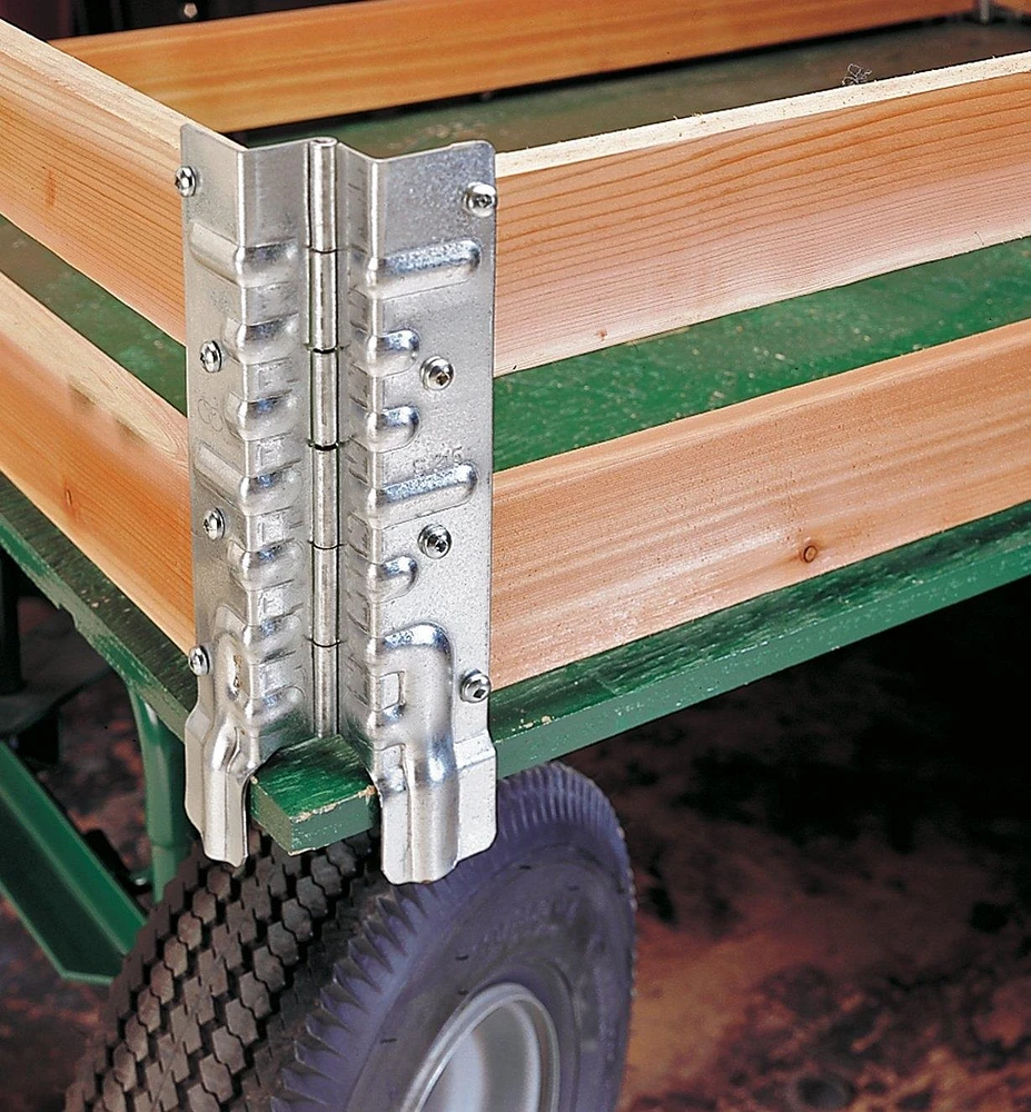 Stacking Corners for Raised-Bed or Wagon Construction