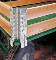 Stacking Corners for Raised-Bed or Wagon Construction