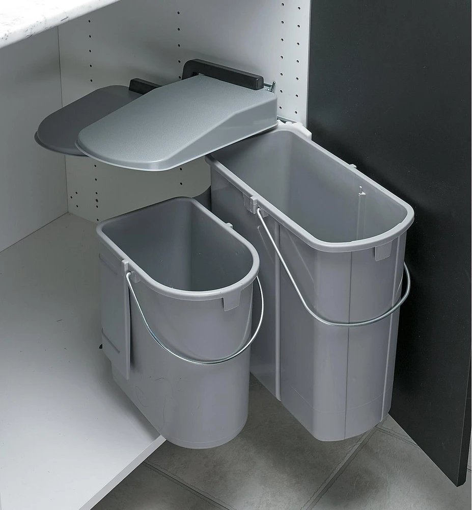 Swing-Out Dual Waste Bin