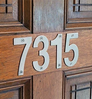 Stainless-Steel House Numbers