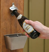 Wall-Mount Bottle Cap Catcher