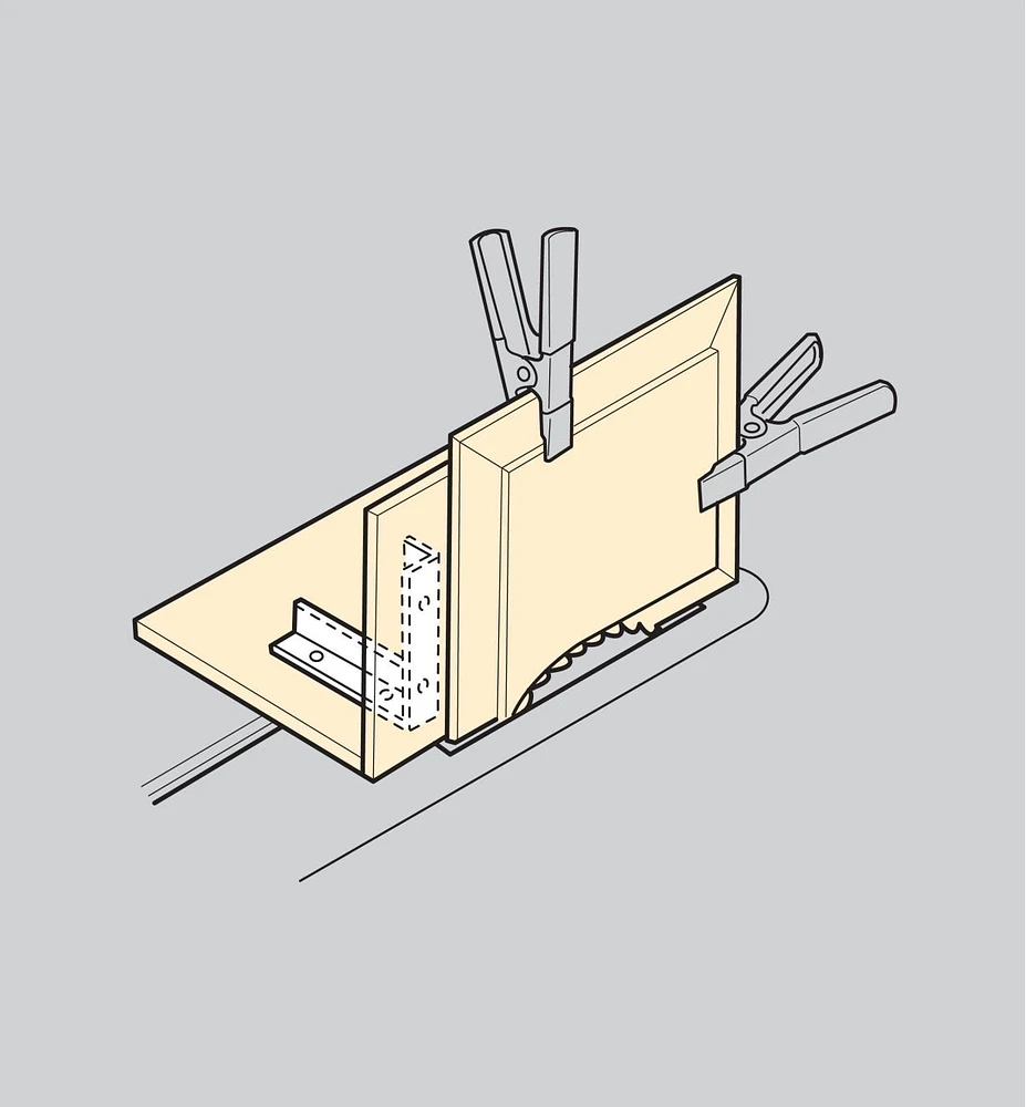 Équerres d'assemblage de 90°