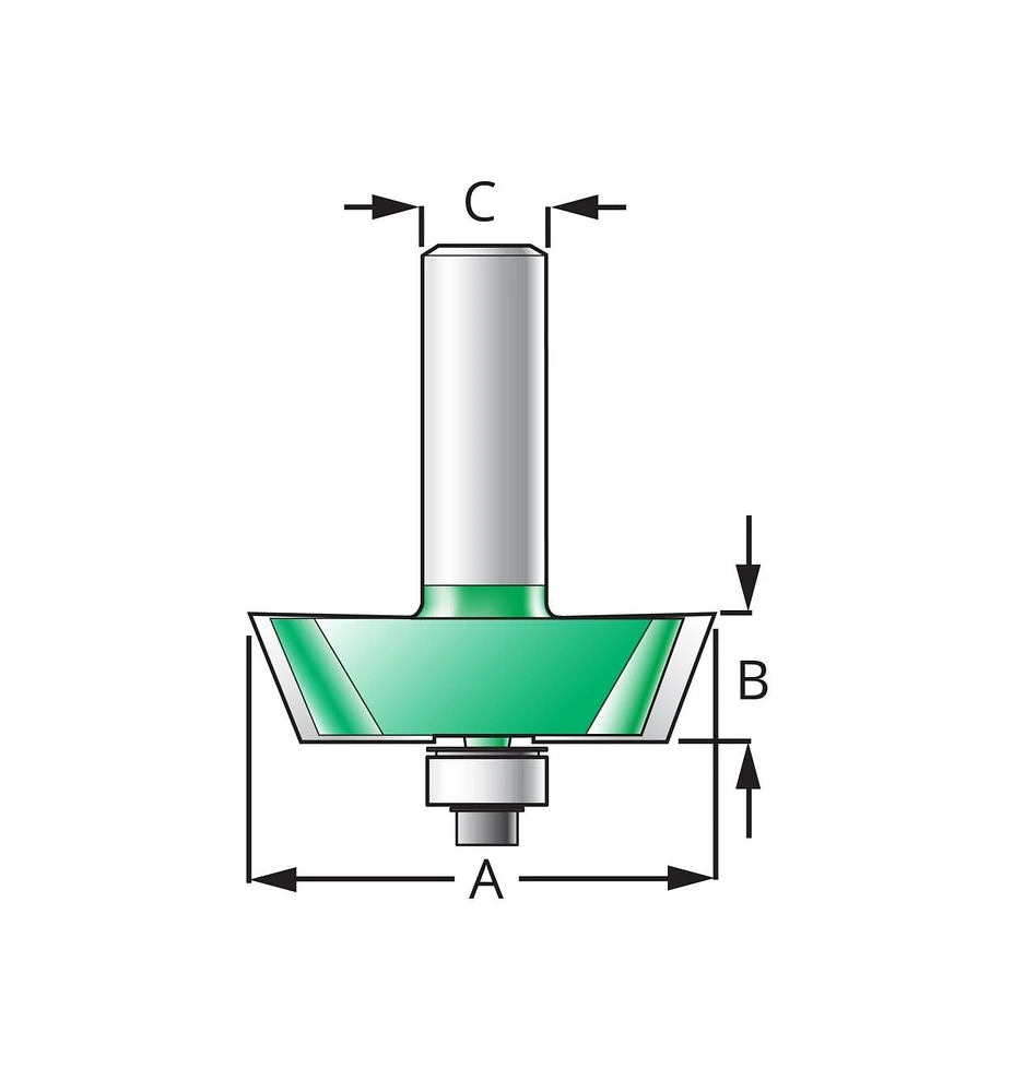 Panel Raising Bit for Shaker-Style Doors