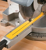 Zero-Clearance Strips for Miter Saws