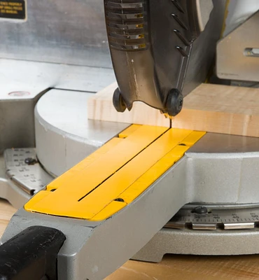 Zero-Clearance Strips for Miter Saws