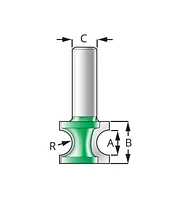 Mèches pour bordure demi-ronde