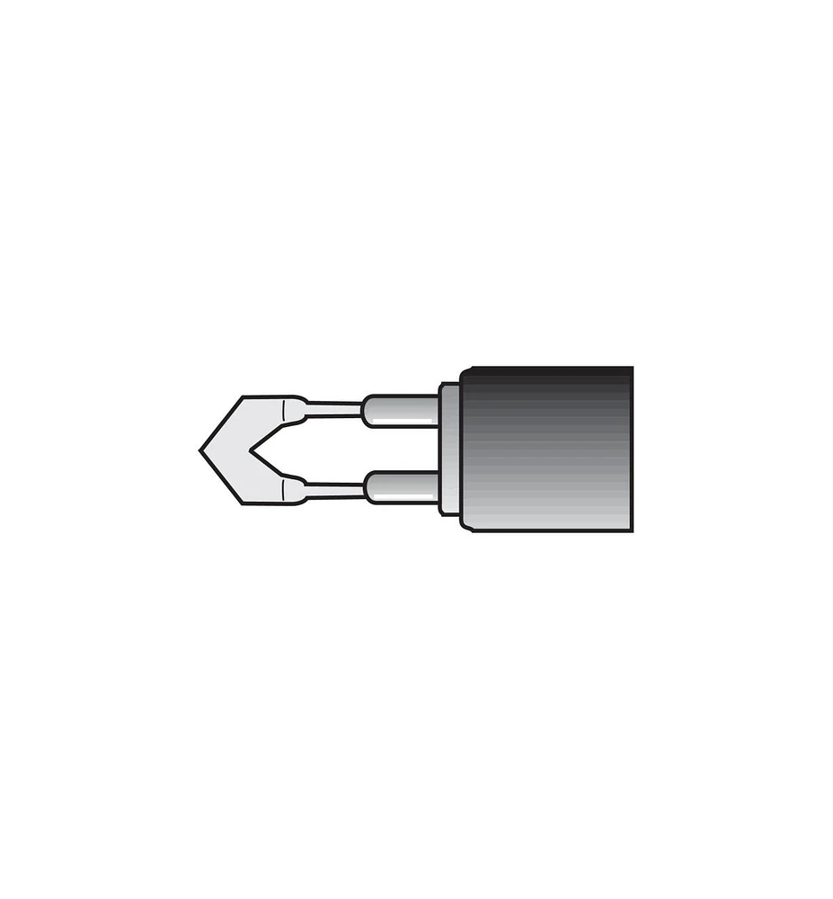 Stylet robuste à pointe fixe no 16L Razertip