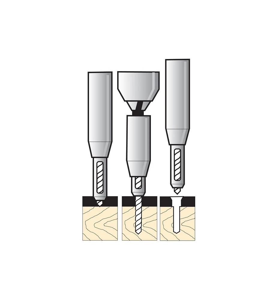 Hex-Shank Centering Bits